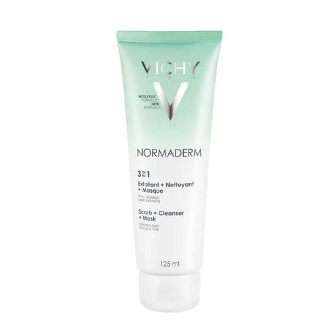 Vichy Normadem 3-in-1 Cleanser bottle, 125ml, by Jag Couture London New York, featuring the skincare product on a clean background.