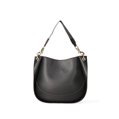 Black Viola Castellani VC220722423FBG-Nero handbag by Jag Couture London - New York, with sleek leather finish and elegant design.