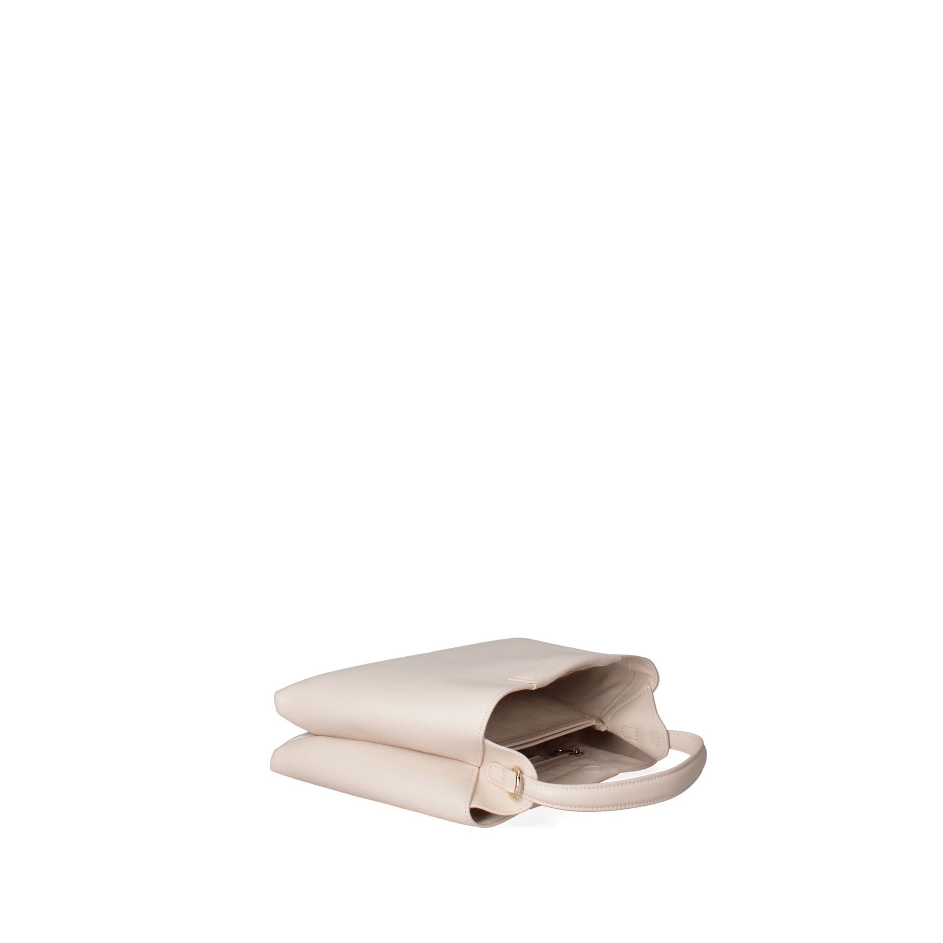 Viola Castellani VC220722723FBG-Latte handbag by Jag Couture London - New York, showcasing its stylish design and latte color.