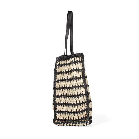Black Viola Castellani VC220738323FBG handbag by Jag Couture London - New York with sleek design and structured shape.