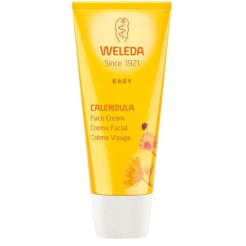 Weleda Calendula Face Cream 50ml jar, moisturizing skincare with calendula extract, by Jag Couture London New York.