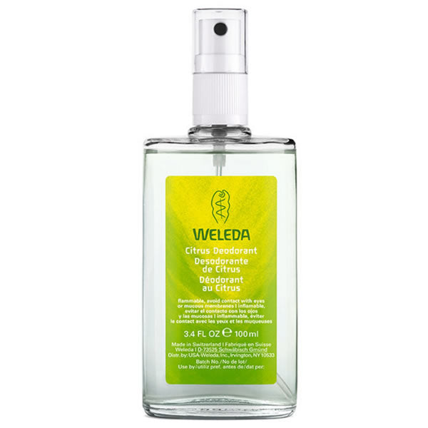 Jag Couture London New York Weleda Citrus Deodorant 100ml bottle with citrus scent and minimalist packaging.