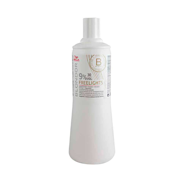 Jag Couture London Wella Blondor Freelights Developer 9% 1000ml bottle for hair bleaching and lightening.