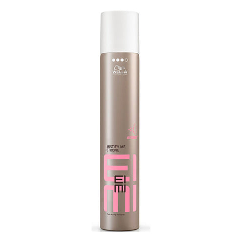 Jag Couture London New York Wella Eimi Mistify Strong Fast Drying Hairspray Level 3 500ml in a spray bottle