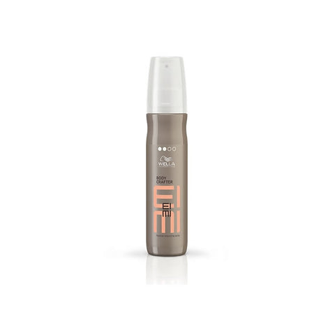 Wella Eimi Volume Body Crafter spray in 150ml bottle, designed to add volume and body to hair, shown in the image.