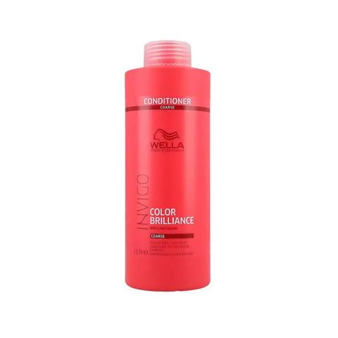 Wella Invigo Color Brilliance conditioner for coarse hair in a 1000ml bottle, by Jag Couture London New York.