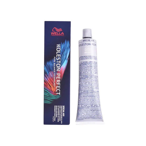 Wella Koleston Perfect Me+ 0/33 Special Mix hair color in 60ml bottle, shown with brand packaging and product label.