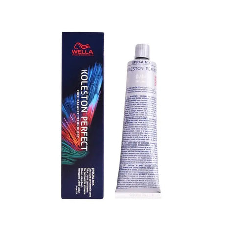 Wella Koleston Perfect Me+ 0/44 Special Mix hair color in 60ml tube, displayed with branding from Jag Couture London New York