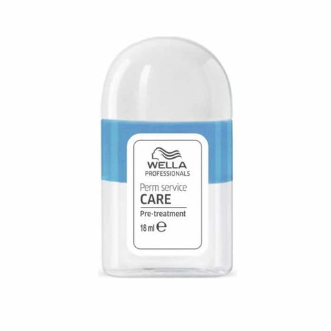 Jag Couture London New York Wella Perm Service Care Pre-Treatment 18ml bottle for hair perm preparation.