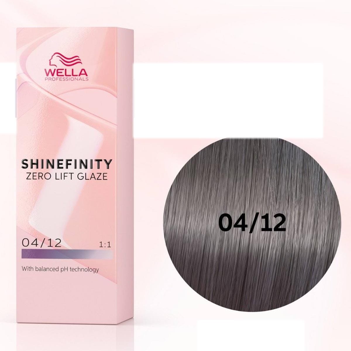 Jag Couture London New York Wella Shinefinity Zero Lift Glaze Tinte 04-12 60ml for vibrant, shiny hair color enhancement.