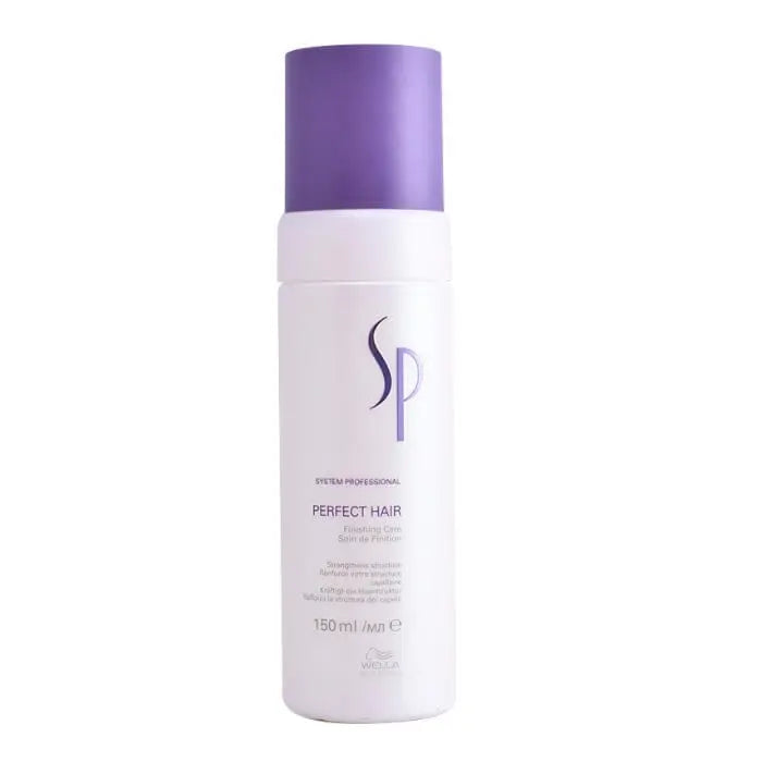 Wella Sp Perfect Hair treatment in 150ml jar with black and silver packaging, designed for smooth and shiny hair.