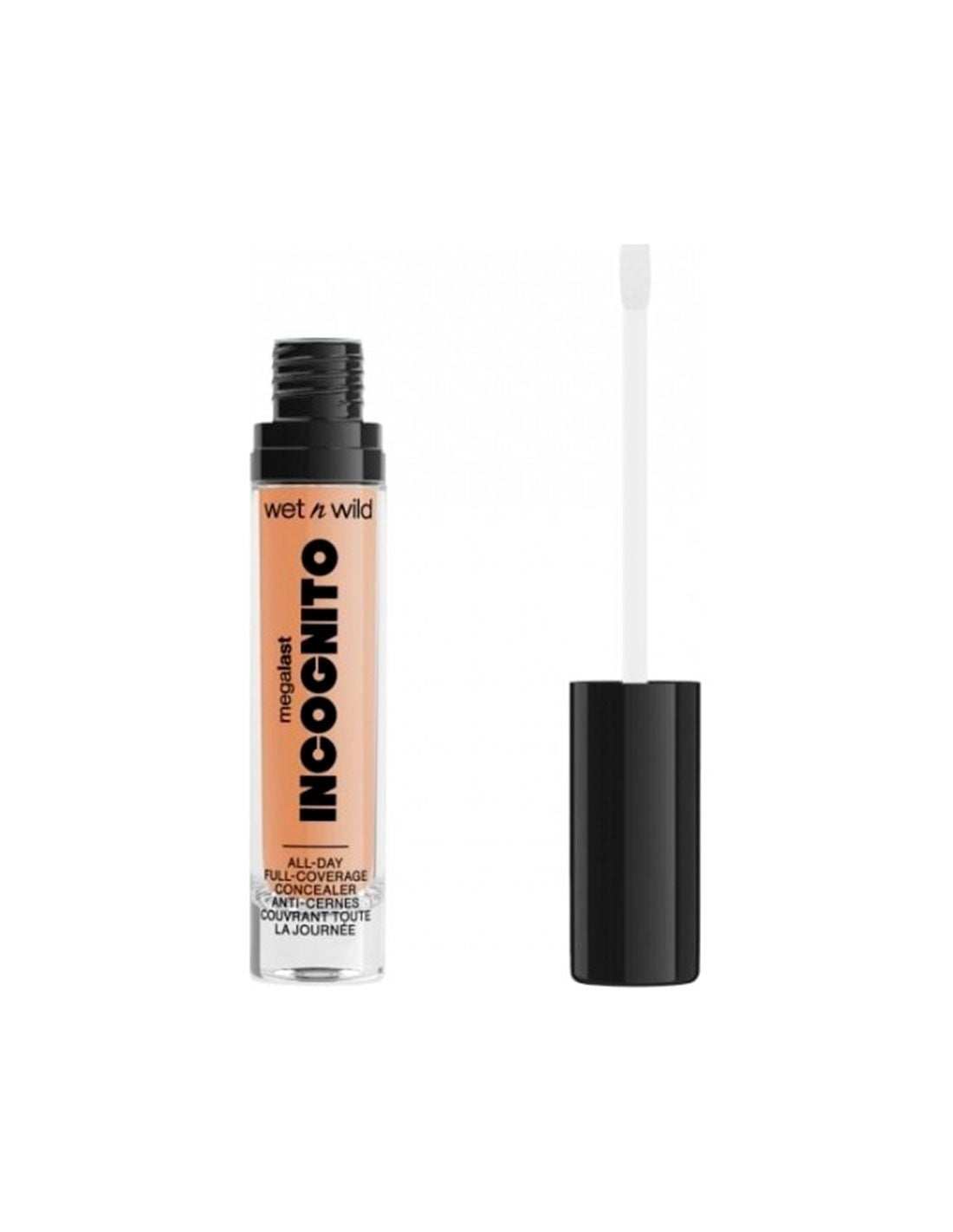 Wet N Wild Wnw Concealer Incognito by Jag Couture London - New York, close-up of the concealer tube with applicator and product branding.
