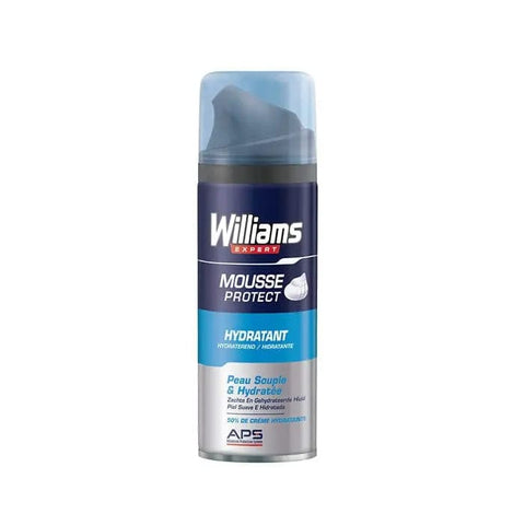 William Expert Mousse Protect Hydratant from Jag Couture London, 200ml, with a creamy, protective hair mousse bottle.