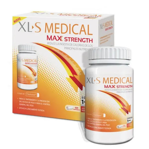 XLS Medical Max Strength 120 tablets in blister pack, dietary supplement by Jag Couture London New York