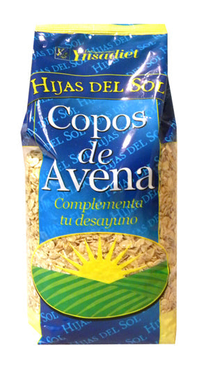 Ynsadiet Copos Avena in a 500g bag from Jag Couture London - New York, showing oats in a clear package.