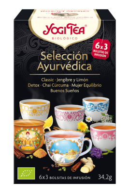 Assorted Yogi Tea Selection by Jag Couture London New York, 17 tea bags of various flavors in individual packaging