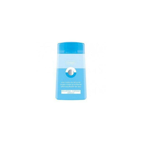Bifásico Ziaja Desmaquillador de Ojos, 120ml, in a clear bottle with a dual-phase formula for gentle eye makeup removal