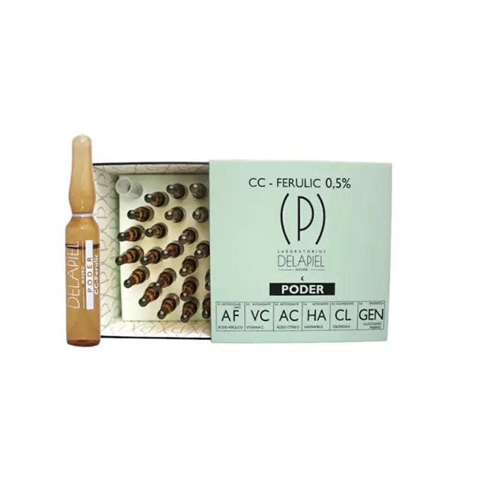 Jag Couture London - New York Delapiel Ampoules Power CC Ferulic 0.5% 15x2ml
