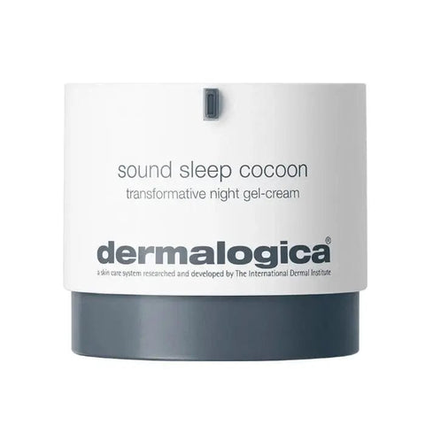 Dermalogica Sound Sleep Cocoon 50ml jar with sleek packaging, designed for nourishing overnight skincare by Jag Couture London-New York