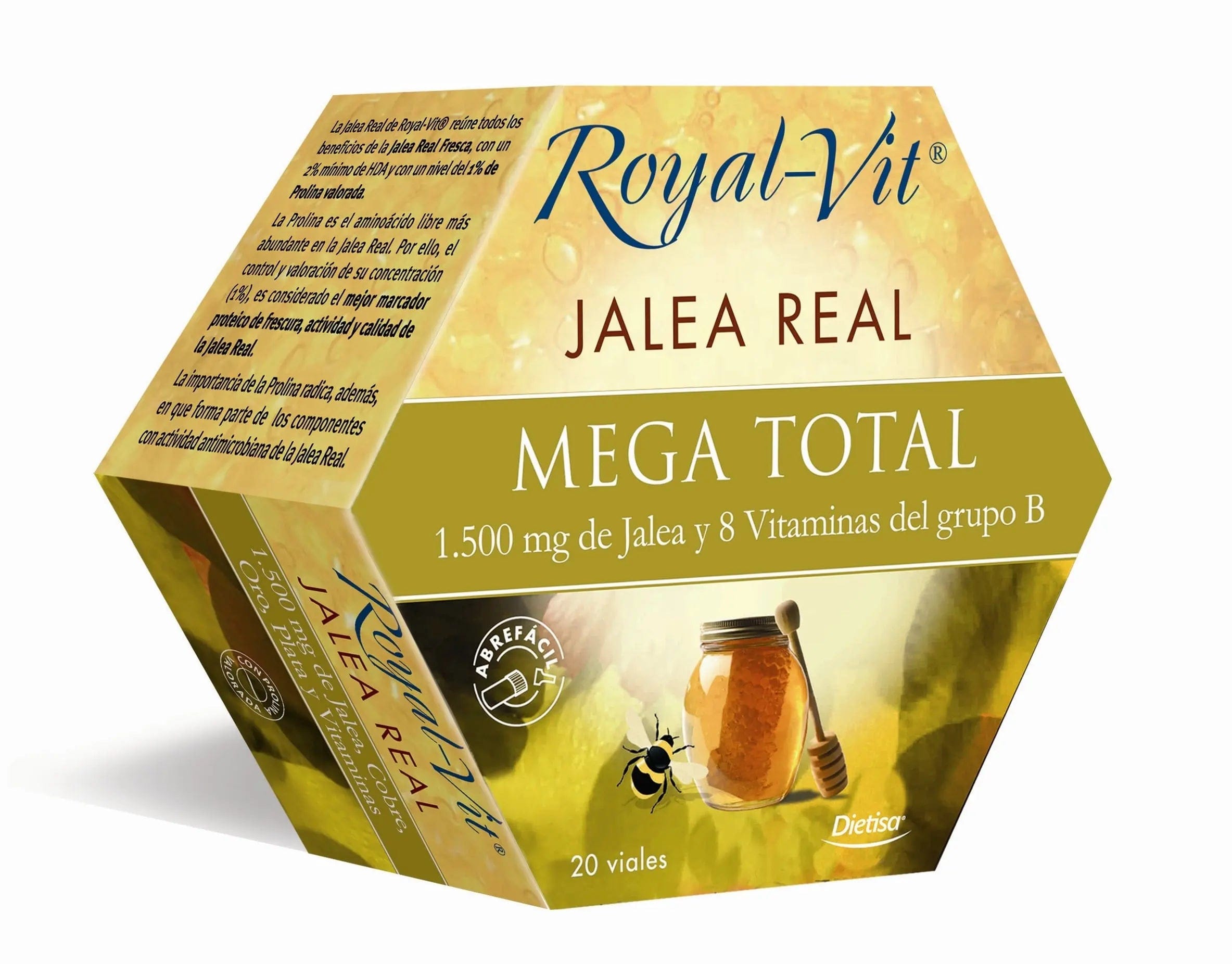 Jag Couture London - New York Dietisa Royal Vit Mega Total 1500 Mg 20 Viales
