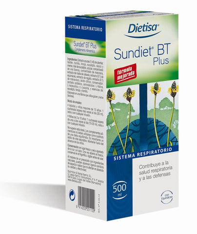 Dietisa Sundiet Bt Plus 500ml bottle from Jag Couture London New York, featuring liquid supplement with health benefits.