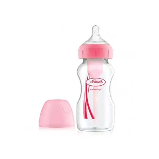 Jag Couture London - New York Dr. Brown's Baby Bottle Wide Mouth PP Pink 240ml 1U