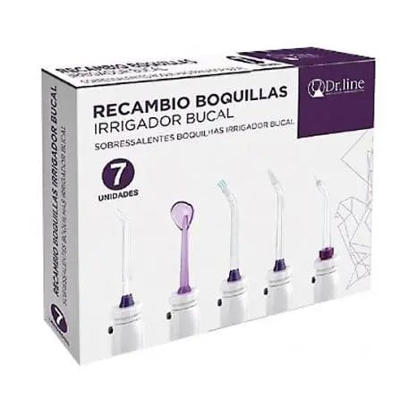 Jag Couture London - New York Dr. Line Dr Line Recambios De Boquillas De Irrigador Bucal 7 Unidades Clarben