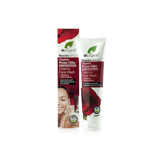 Jag Couture London - New York Dr Organic Rose Otto Cream Face Wash 150ml