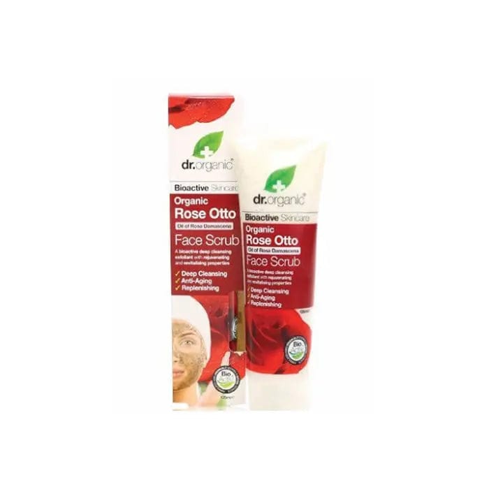 Jag Couture London - New York Dr Organic Rose Otto Face Scrub 125ml