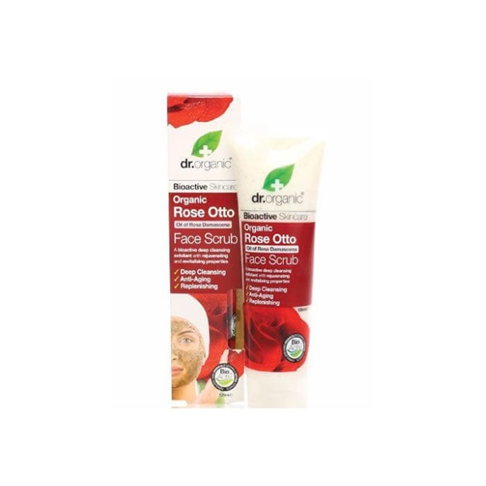 Jag Couture London - New York Dr Organic Rose Otto Face Scrub 125ml