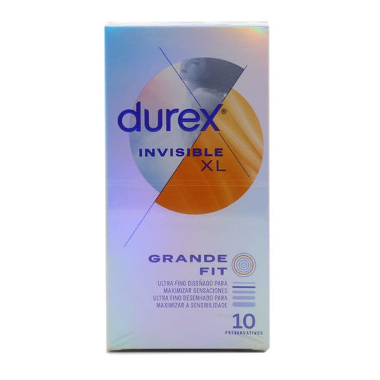 Jag Couture London - New York Durex Invisible XL Ultra Thin Condoms 10 Units