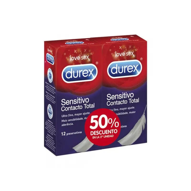 Jag Couture London - New York Durex Sensitivo Contacto Condoms 2x12Unidades