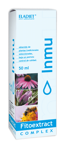 Eladiet Fitoextract Complex Inmu 50ml bottle from Jag Couture London New York, featuring herbal supplement in a glass dropper bottle.
