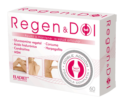 Jag Couture London Eladiet Regen y Dol 60 capsules, dietary supplement with herbal ingredients for health support.