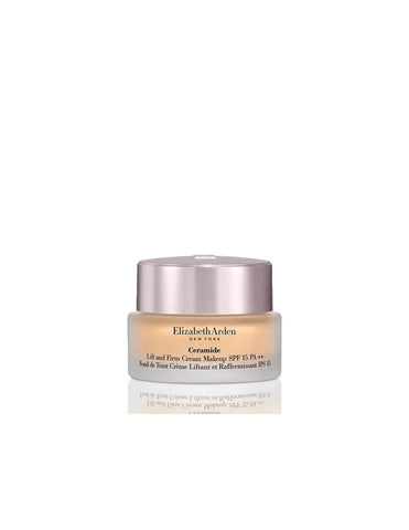Elizabeth Arden Advanced Ceramide Lift and Firm Cream in a jar, shown with the product packaging and applicator.