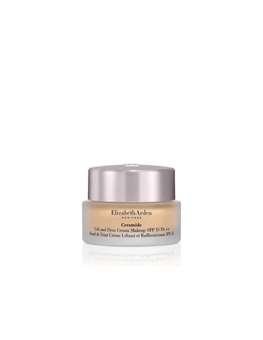 Elizabeth Arden Advanced Ceramide Lift and Firm Cream jar, skincare product with a sleek container, designed for firming and anti-aging.