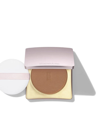 Elizabeth Arden Arden Maq Powder Flawless Finish Skincare product in a compact with a smooth, matte surface and brand logo visible.
