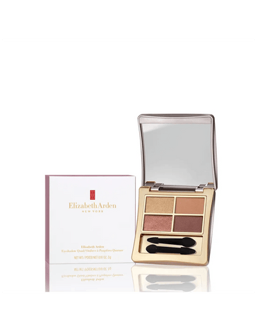 Elizabeth Arden Eyeshadow Quad Desert Nudes by Jag Couture London, four neutral shades in a 3g compact.