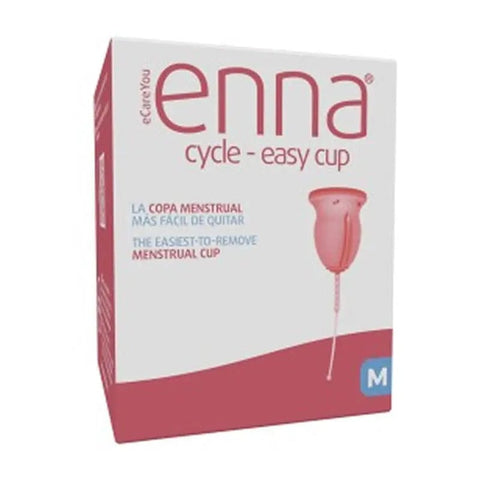 Jag Couture London Enna Cycle Easy Cup Size M without applicator, soft menstrual cup made of flexible silicone, for comfortable use.