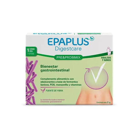Epaplus Digest Pre & Probimix 7U supplement bottle from Jag Couture London - New York, featuring probiotic and digestive health support.