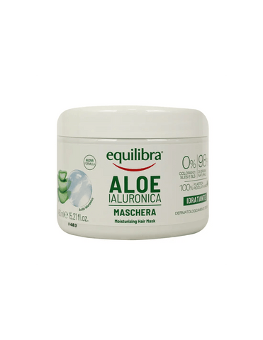 Jag Couture London Equilibra Mask Aloe Hyaluronic Dermo 450, a soothing skincare mask with aloe and hyaluronic acid.