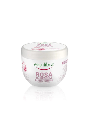 Jag Couture London Equilibra Rose Hialuron Body Butter 300ml with nourishing floral and hyaluronic acid for smooth, hydrated skin.