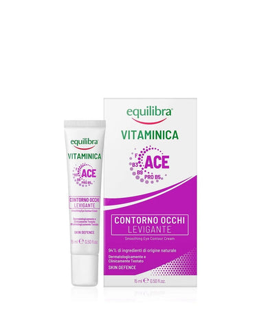 Jag Couture London Equilibra Vit Smoothing Eye Contour Cream in a 15ml jar, designed to hydrate and reduce puffiness around the eyes.