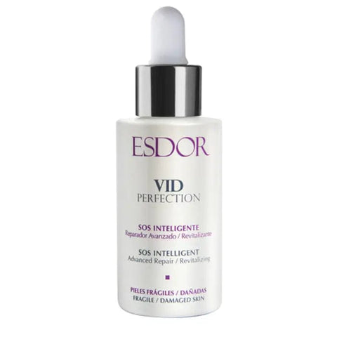 Esdor Intelligent SOS Vid Perfection Serum in 30ml bottle, featuring smooth glass packaging and a sleek label design.