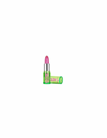Jag Couture London Essence Cosmetics color-changing lip and cheek balm in sleek packaging, showing its vibrant shade.