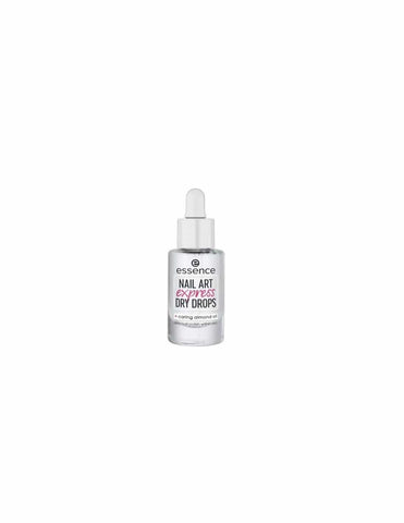 Jag Couture London Essence Cosmetics Express Dry Drops 8ml, fast-drying nail top coat in a small bottle.