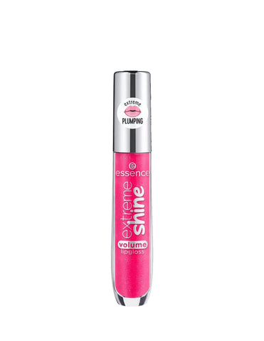 Jag Couture London Essence Cosmetics Extreme Shine Lip Gloss 103 Pretty In Pink 5ml showcasing glossy pink lip shine with volumizing effect.