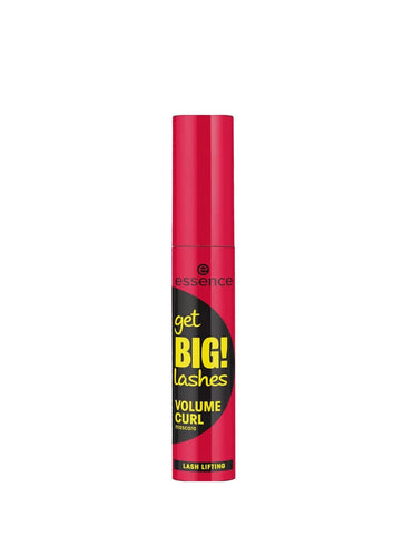 Essence Cosmetics Get Big! Lashes Volume Curl Mascara in 12ml, black volumizing mascara with curved brush for bold lashes