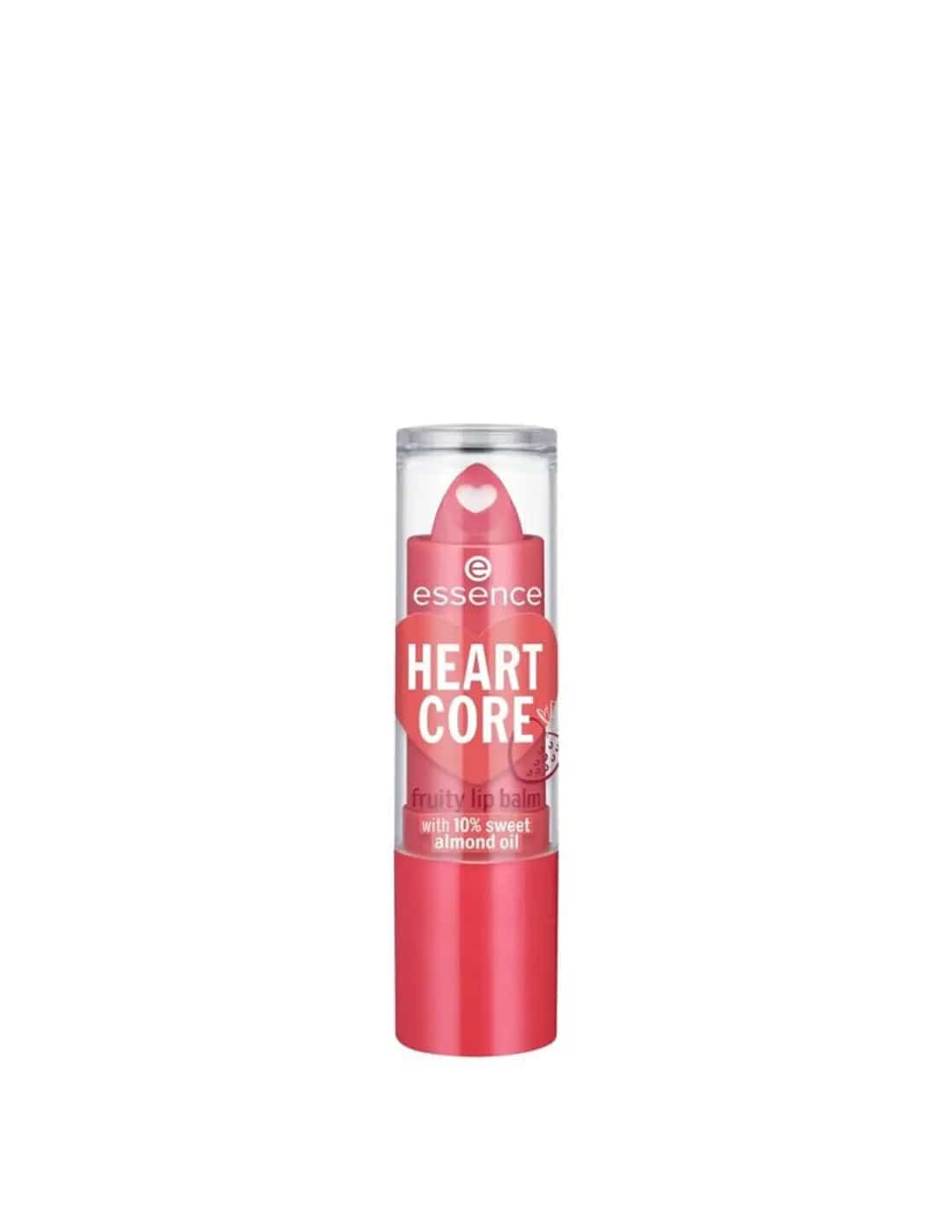Jag Couture London - New York Essence Cosmetics Heart Core Fruity Bálsamo Labial 02-Sweet Strawberry 3g