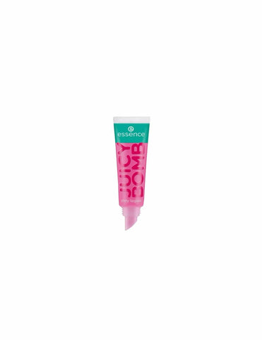 Essence Cosmetics Juicy Bomb Witty Watermelon lip gloss by Jag Couture London, 10ml, featuring vibrant watermelon shade.